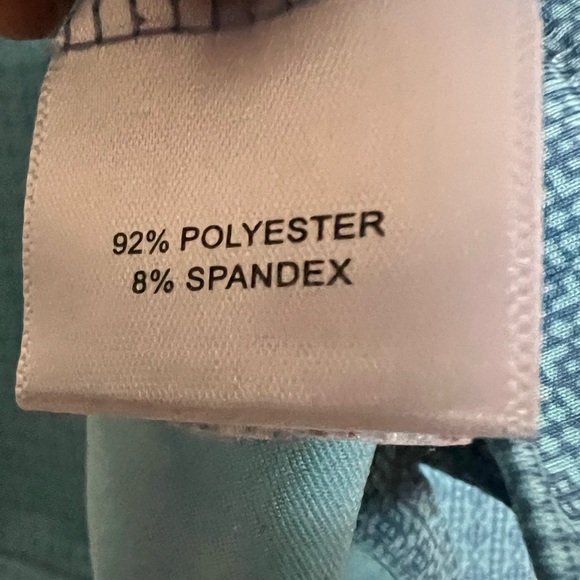 Peter Millar performance polo with two-tone small pattern in blue hues - Picture 4 of 4